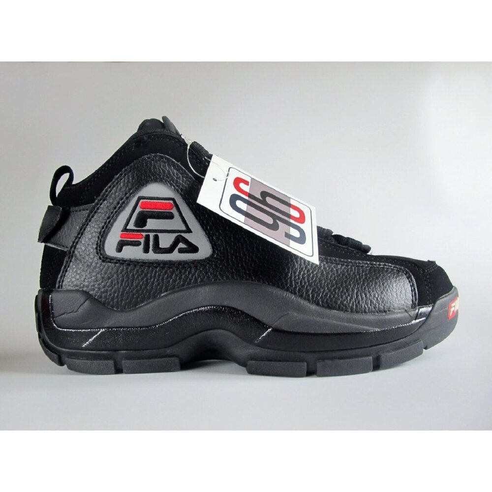 Fila 96 Grant Hill 2 Black Reflective Shoes Men's 10.5 stackhouse 1VB90037-010